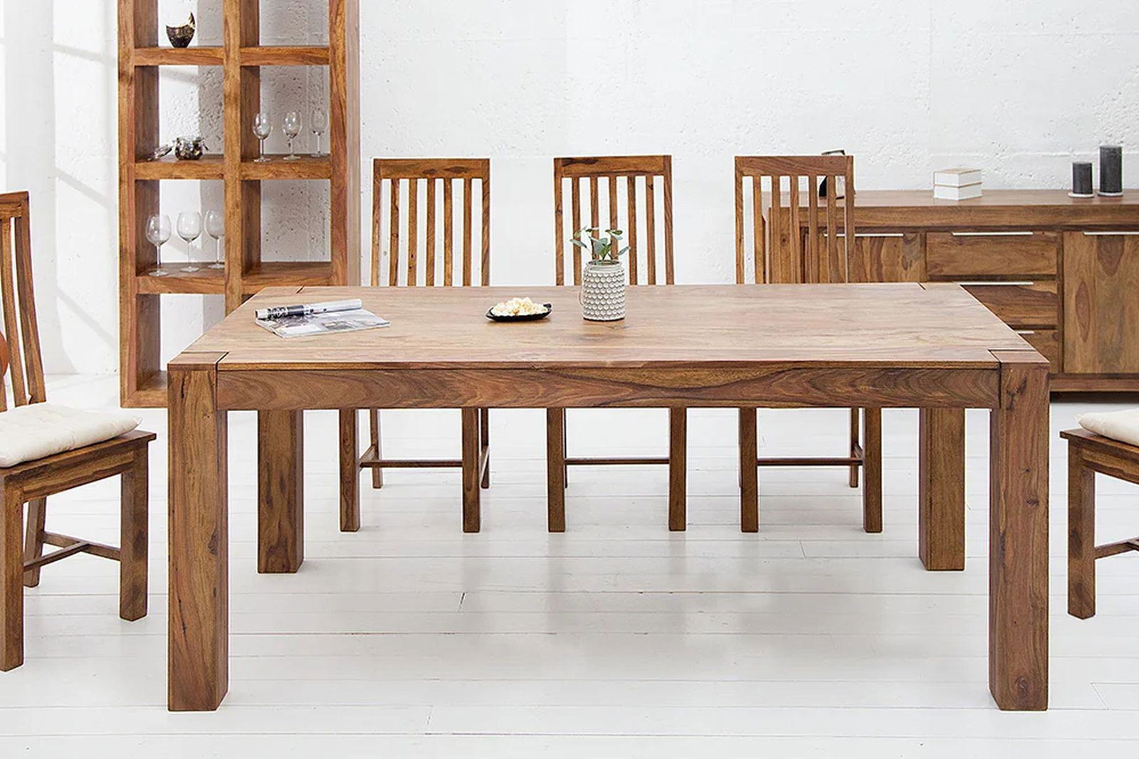 Stół Makassar 200cm Sheesham / 15516 / INVICTA INTERIOR