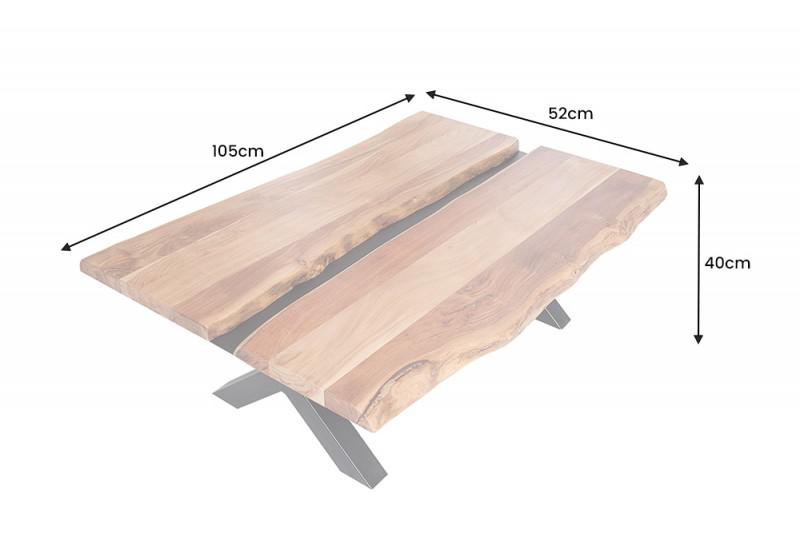 Stolik Amazonas akacja100 CM / 43712  / INVICTA INTERIOR