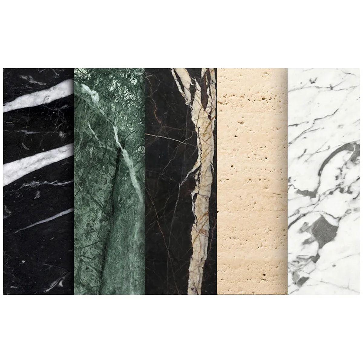 Stolik Aske cube Nero Marquina  40 cm / MH