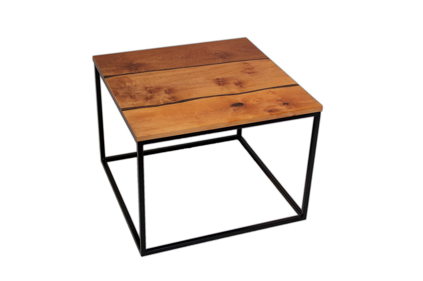 Stolik Beauty Nature drewno olcha 60 cm podstawa prosta