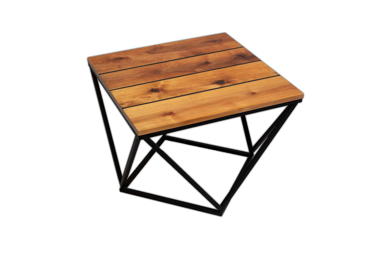 Stolik Beauty Nature drewno olcha 60 cm podstawa skośna