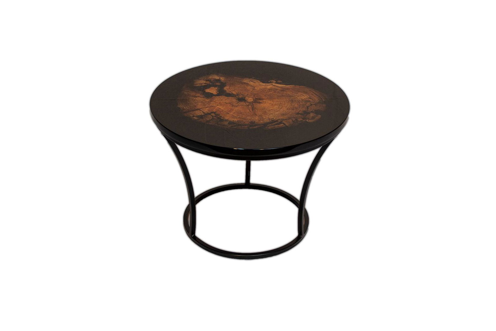 Stolik Beauty Nature drewno platan 60 cm  podstawa okrągła