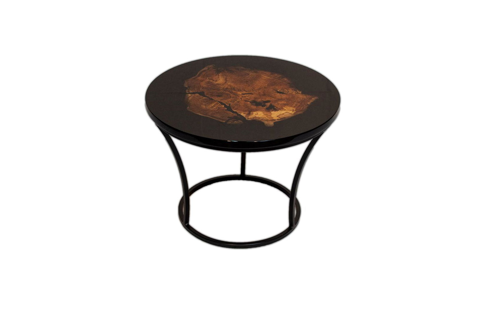 Stolik Beauty Nature drewno platan 60 cm  podstawa okrągła