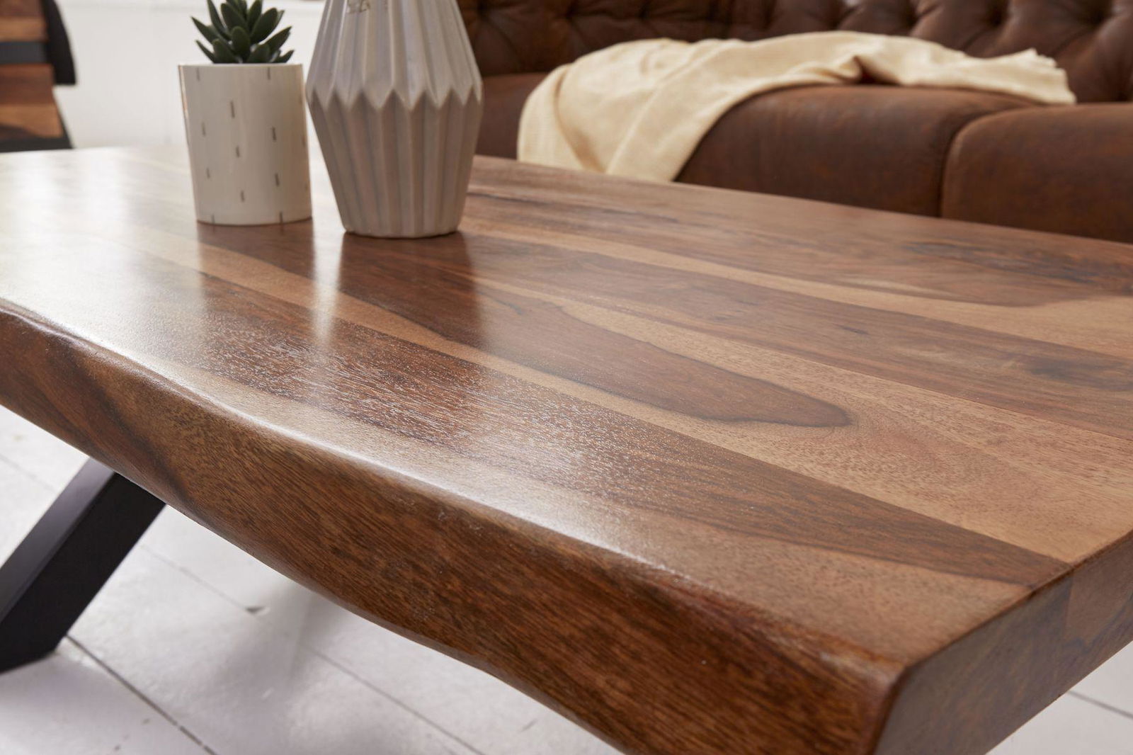 Stolik KAWOWY Amazonas X 110 cm Sheesham / 40196  / INVICTA INTERIOR