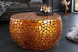 Stolik Stone Mosaic 72cm miedź / 41434  / INVICTA INTERIOR