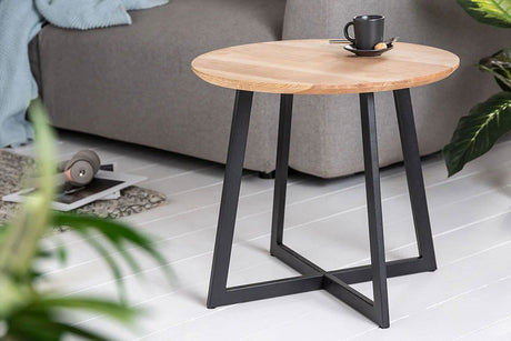 Stolik boczny pomocniczy Vancouver 50 cm dąb / 41578  / INVICTA INTERIOR