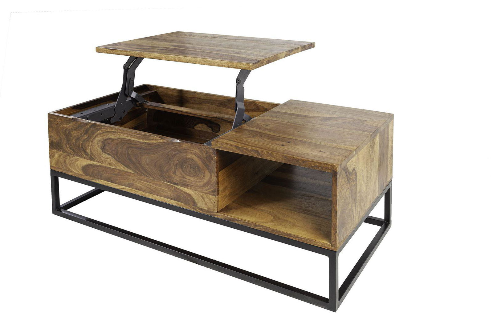 Stolik kawowy Makassar Function 110 cm Sheesham / 39962/40299  / INVICTA INTERIOR