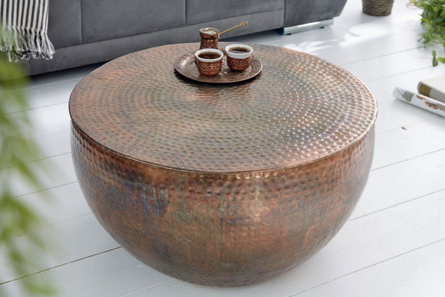 Stolik kawowy Orient II 60cm miedź / 39535  / INVICTA INTERIOR