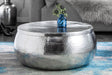 Stolik kawowy Orient Storage 70cm aluminium srebrny  / 40232  / INVICTA INTERIOR