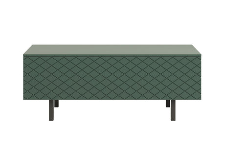 Stolik kawowy Scalia II 120 2K ze schowkiem - labrador mat / czarne nogi