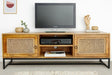 Szafka RTV Vienna 150cm mango wiklina/ 41741 / INVICTA INTERIOR