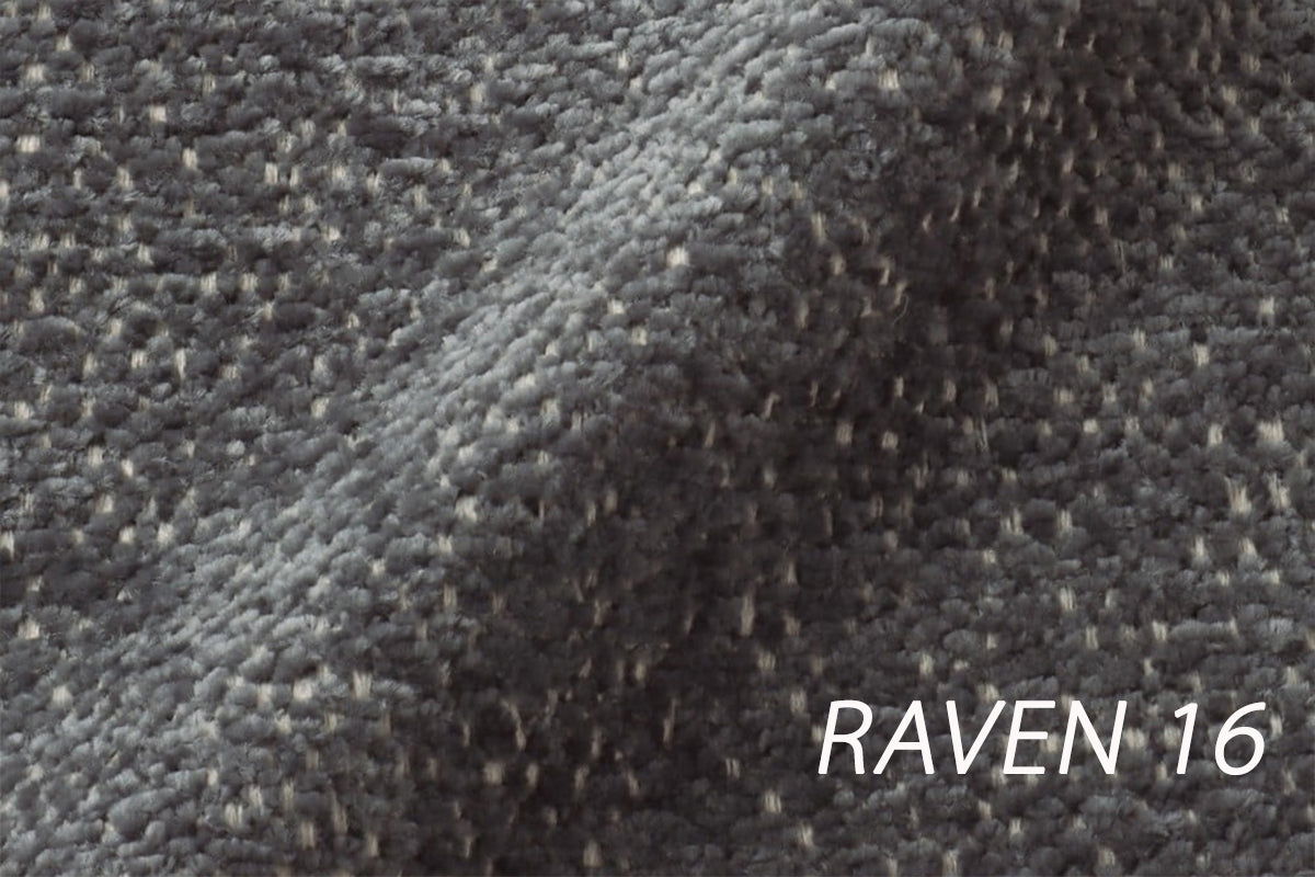 Tapicerowane łóżko sypialniane Nicole - 160x200, Raven 16/nogi czarne
