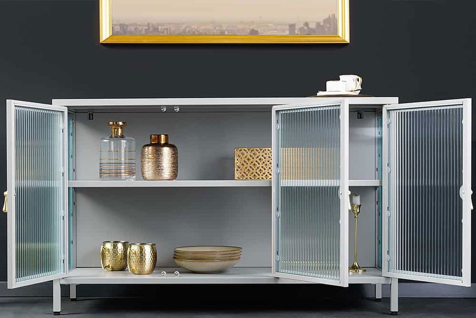 WITRYNA AMSTERDAM JASNOSZARA 105 CM / 43535 / INVICTA INTERIOR