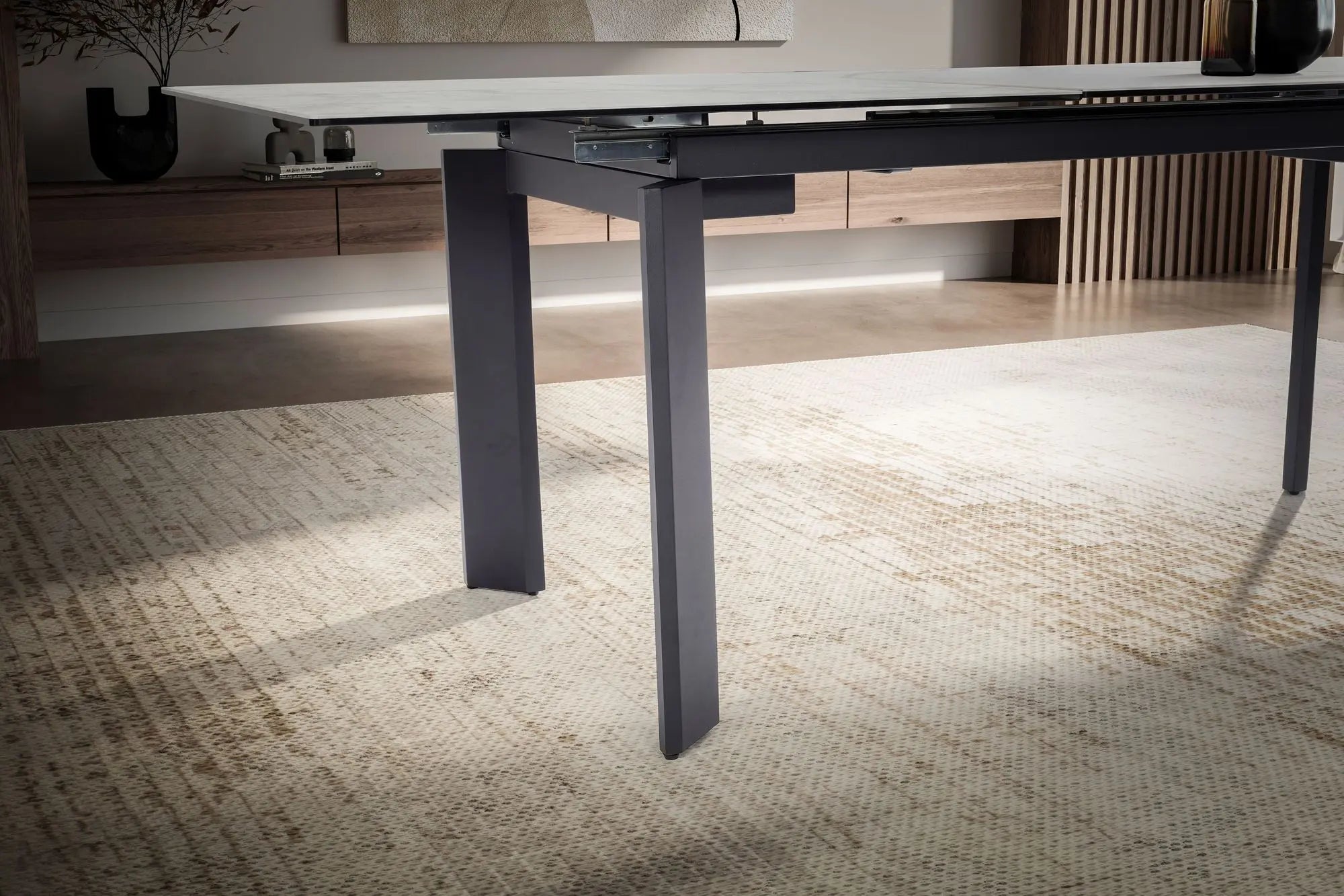 Wohnling Stół ceramiczny rozkładany biały 180cm Wohnling / WL7.151 Invicta Interior