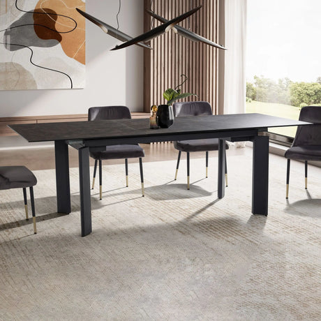 Wohnling Stół ceramiczny rozkładany czarny 180cm Wohnling / WL7.152 Invicta Interior