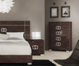 WŁOSKA KOMODA PRESTIGE UMBER BIRCH 5 szufladowa / STATUS ITALY