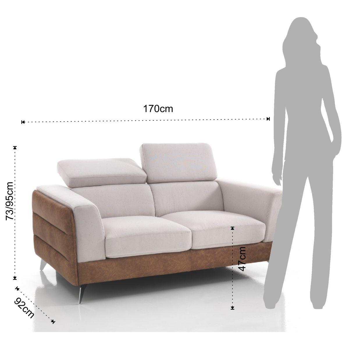 WŁOSKA SOFA 2 OSOBOWA CAROL / 3722 / TM