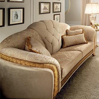 WŁOSKA SOFA 2 OSOBOWA Z MOŻLIWOŚCIĄ SPANIA MELODIA 200 CM ARREDOCLASSIC