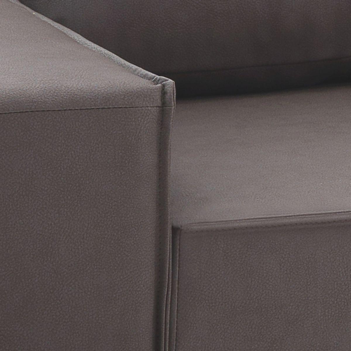WŁOSKA SOFA LETTO BRĄZOWA ROZKŁADANA / 4115 / INVICTA INTERIOR