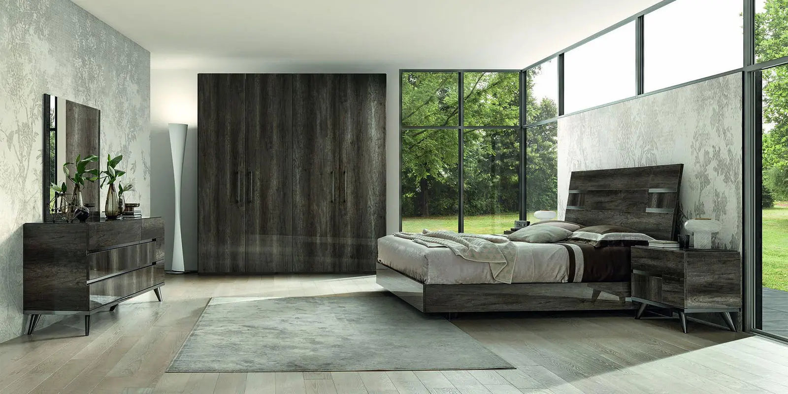 WŁOSKA SZAFA DEA VINTAGE OAK 6 DRZWI / STATUS ITALY