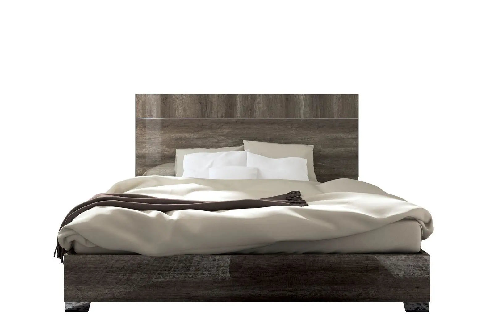 WŁOSKIE ŁÓŻKO DEA VINTAGE OAK 154 CM / STATUS ITALY