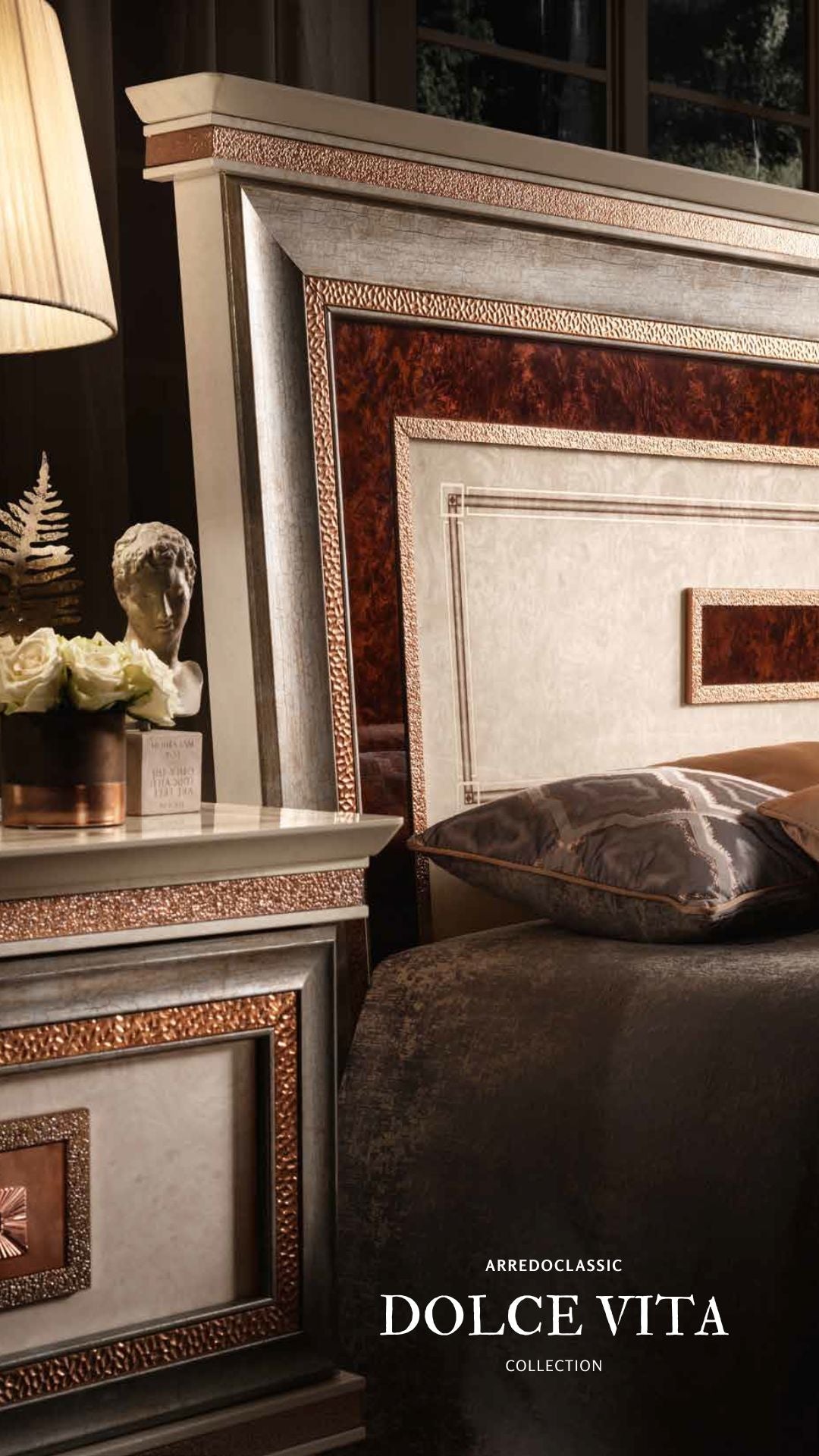 WŁOSKIE ŁÓŻKO KING SIZE 180/200x200 CM DOLCE VITA  / ADORA ARREDOCLASSIC
