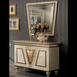 WŁOSKIE LUSTRO FANTASIA W DREWNIANEJ RAMIE 157 X 94 CM / ARREDOCLASSIC