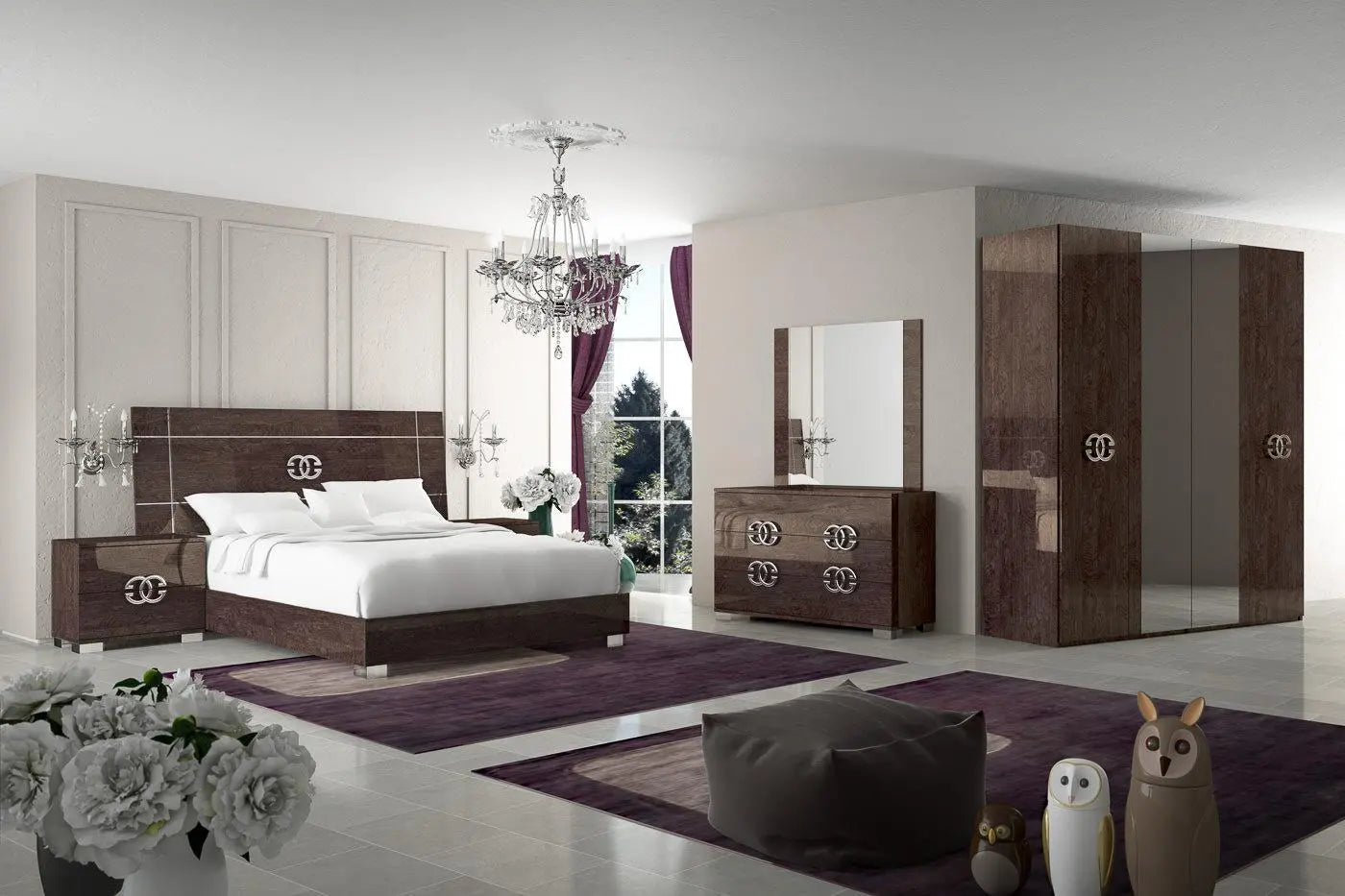 WŁOSKIE LUSTRO PRESTIGE UMBER BIRCH 116 / STATUS ITALY