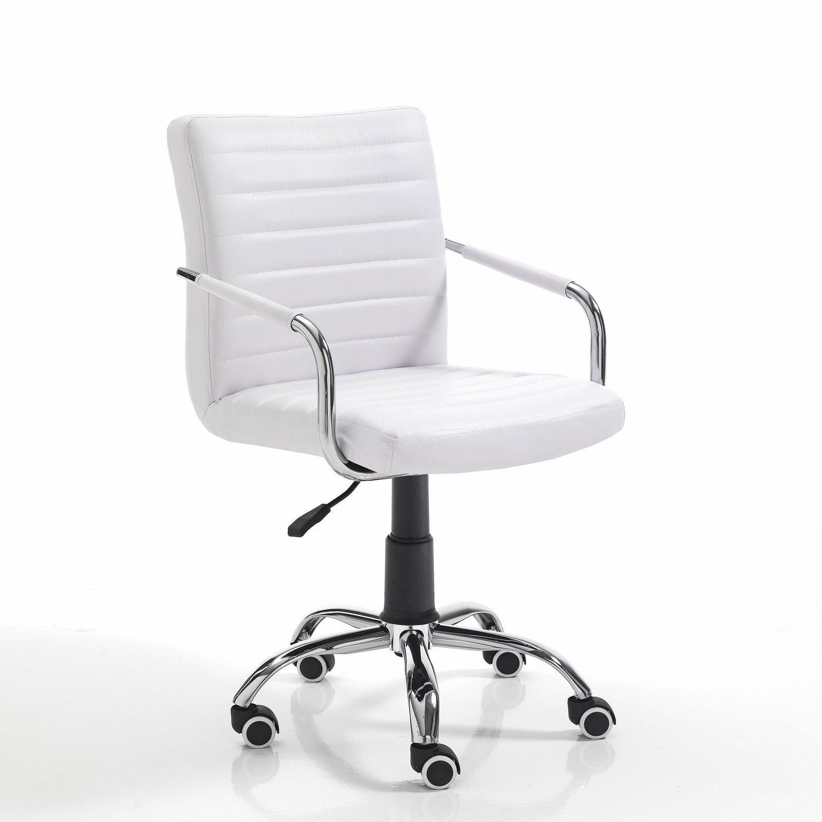 WŁOSKI FOTEL BIUROWY MILKO WHITE / 3133 / TM