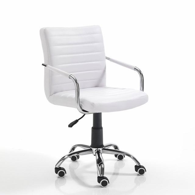 WŁOSKI FOTEL BIUROWY MILKO WHITE / 3133 / TM