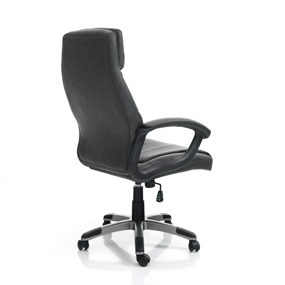 WŁOSKI FOTEL BIUROWY RYE CZARNY / 4084 / TM