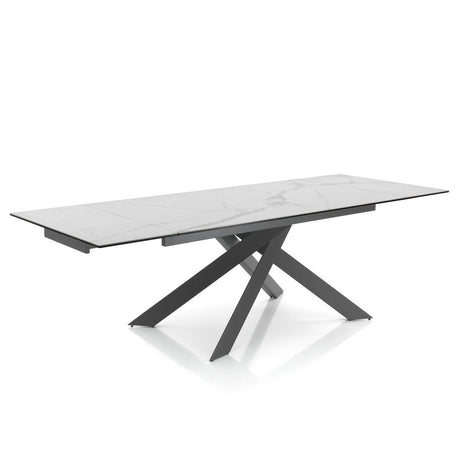 WŁOSKI STÓŁ ROZKŁĄDANY Giuki OPTYKA MARMUR 160 (200-240) CM/ 3871 / TM
