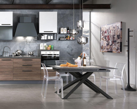 WŁOSKI STÓŁ ROZKŁADANY SHANGHAI - STONE 140 (230) CM / 3239 / TM