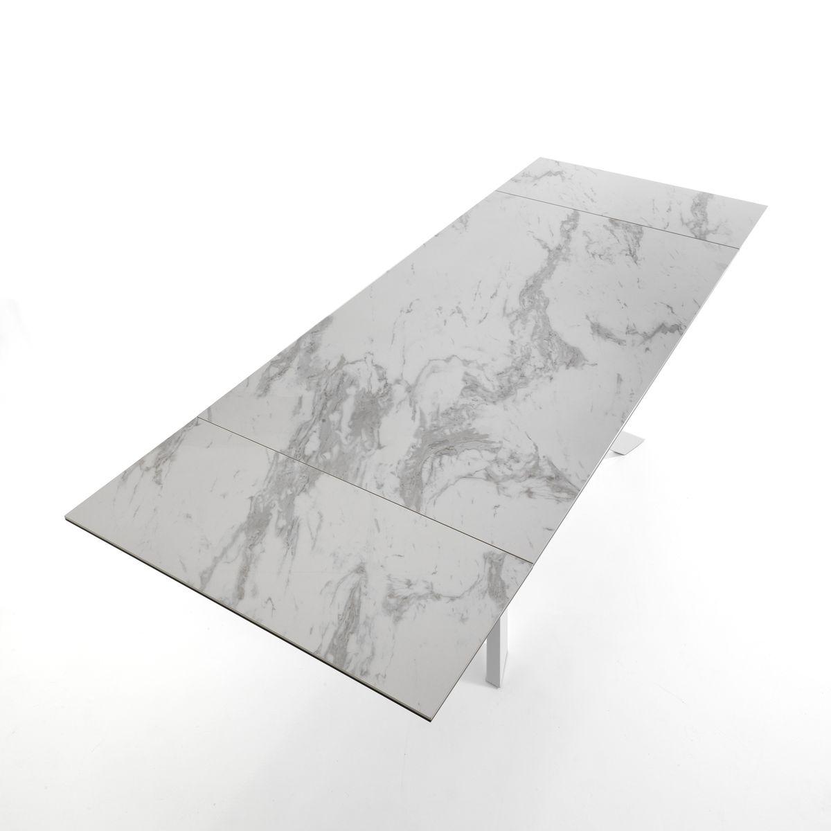 WŁOSKI STÓŁ ROZKŁADANY TIPS 2 biały 160 (200-240) CM / 3292 / TM
