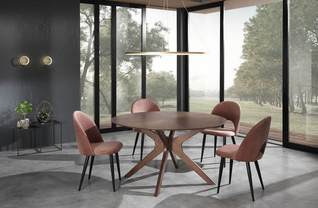 WŁOSKI STÓŁ TALLIN OPTYKA CIEMNY ORZECH 137 CM / 3999 / TM
