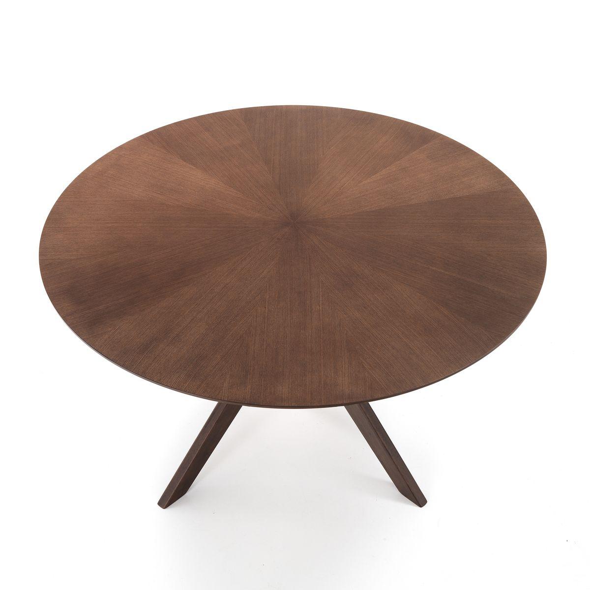 WŁOSKI STÓŁ TALLIN OPTYKA CIEMNY ORZECH 137 CM / 3999 / TM