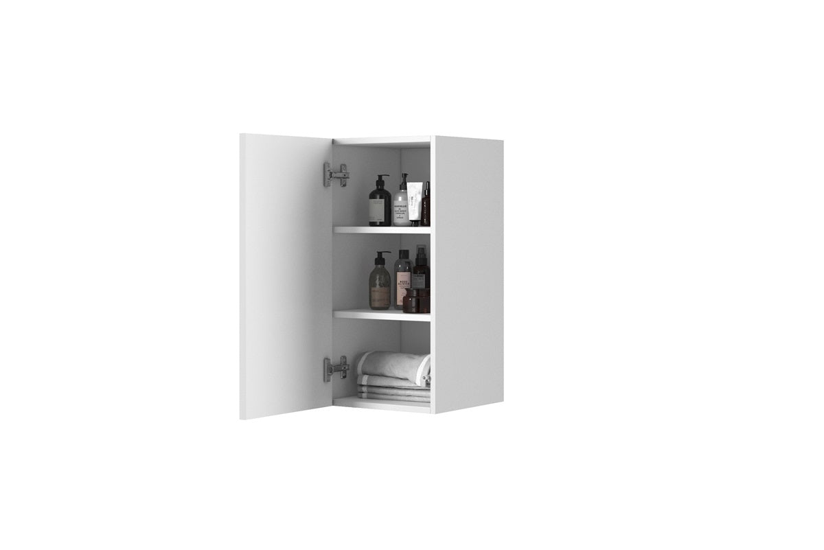 Wiszący słupek łazienkowy Nicole 70 cm - biały mat