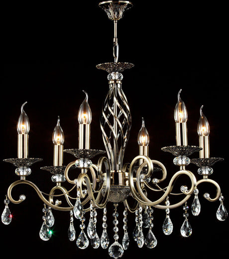 ŻYRANDOL GRACE RC247-PL-06-R  / 6 ŻARÓWEK / MY