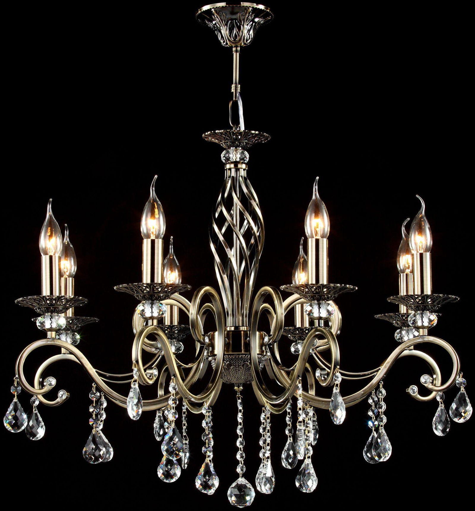 ŻYRANDOL GRACE RC247-PL-08-R  / 8 ŻARÓWEK / MY