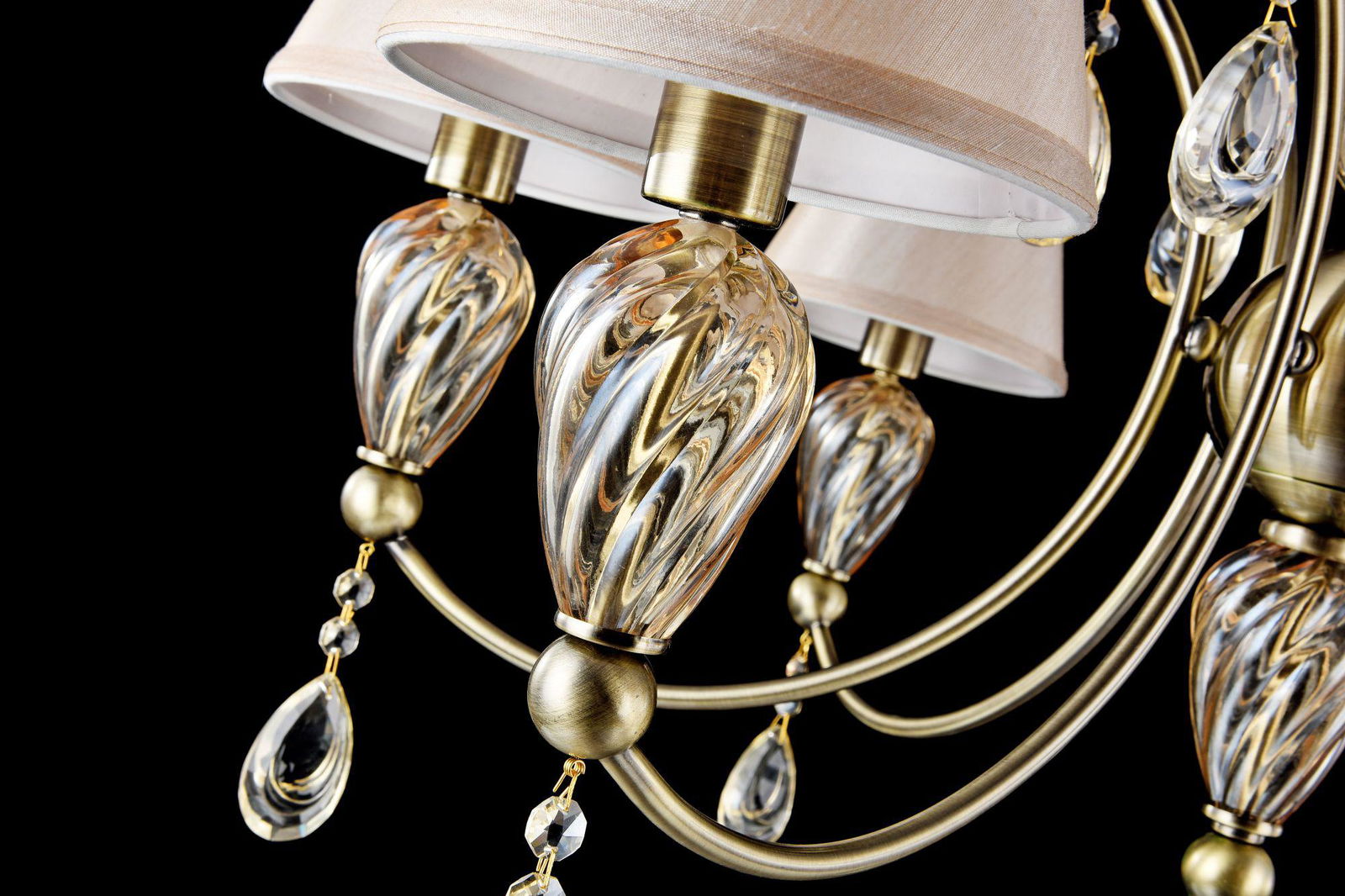 ŻYRANDOL MURANO RC855-PL-06-R / 6 ŻARÓWEK / MY