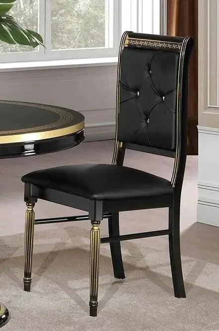 WŁOSKI NOWOCZESNY STÓŁ OKRĄGŁY ROZKŁADANY AURORA CZARNY 115 (160) CM / ACCA DESIGN ACCA DESIGN