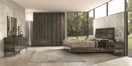 WŁOSKIE ŁÓŻKO MEDEA VINTAGE OAK 180 CM / STATUS ITALY Status Italy