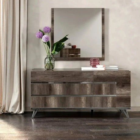 WŁOSKIE LUSTRO MEDEA VINTAGE OAK / STATUS ITALY Status Italy