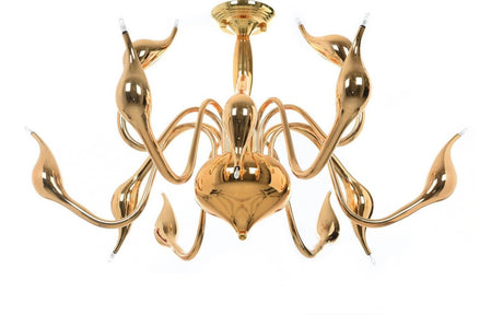 ORYGINALNA NOWOCZESNA LAMPA WISZĄCA ZŁOTA MAGICA W12