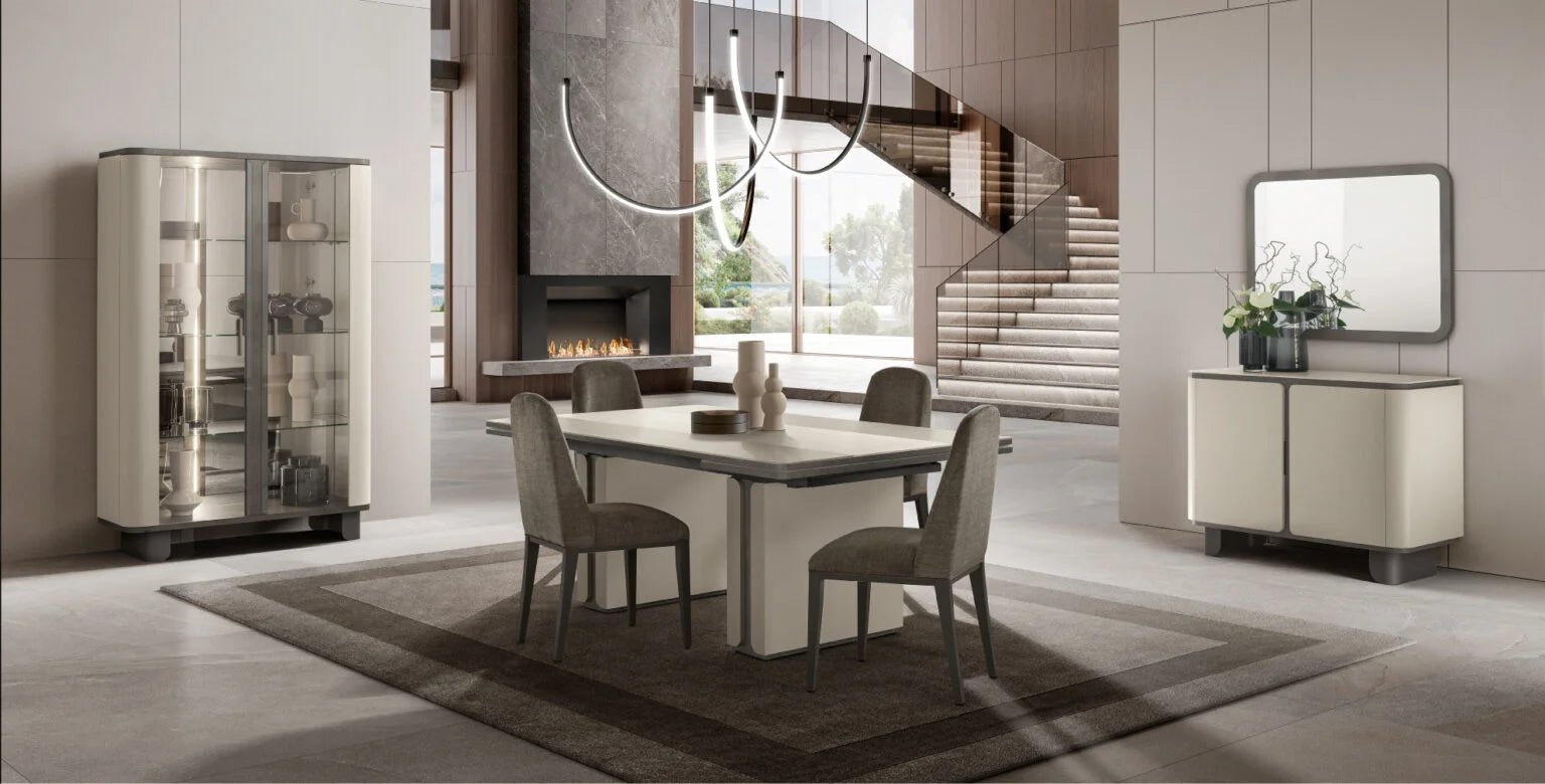 WŁOSKA KOMODA 2 DRZWIOWA PERLA 119 CM / ARREDOCLASSIC