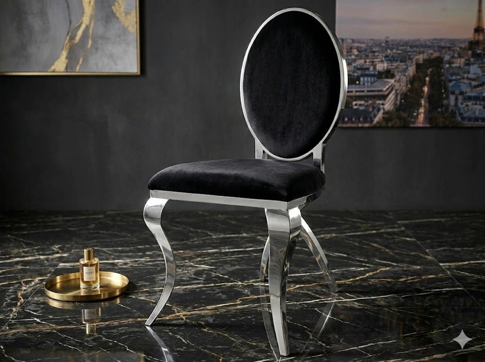 Krzesło Modern Silver V Black / EH