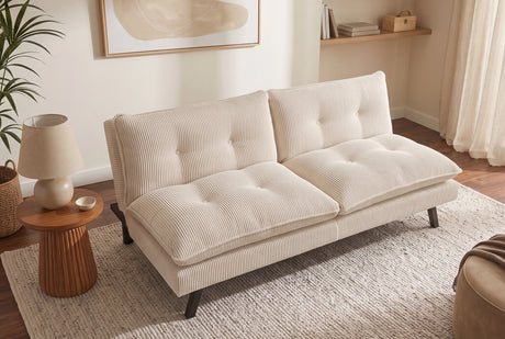 SOFA ROZKŁADANA COCOONING 3 OSOBOWA 190 CM BEŻOWA / 48472 / INVICTA INTERIOR