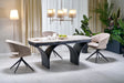Stół ceramiczny rozkładany 180 cm ( 220-260 ) z blatem w optyce beżowego marmuru
