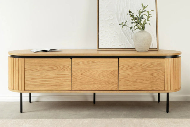 SZAFKA RTV ATELIER 160 CM FORNIR DĘBOWY / 47450 / INVICTA INTERIOR