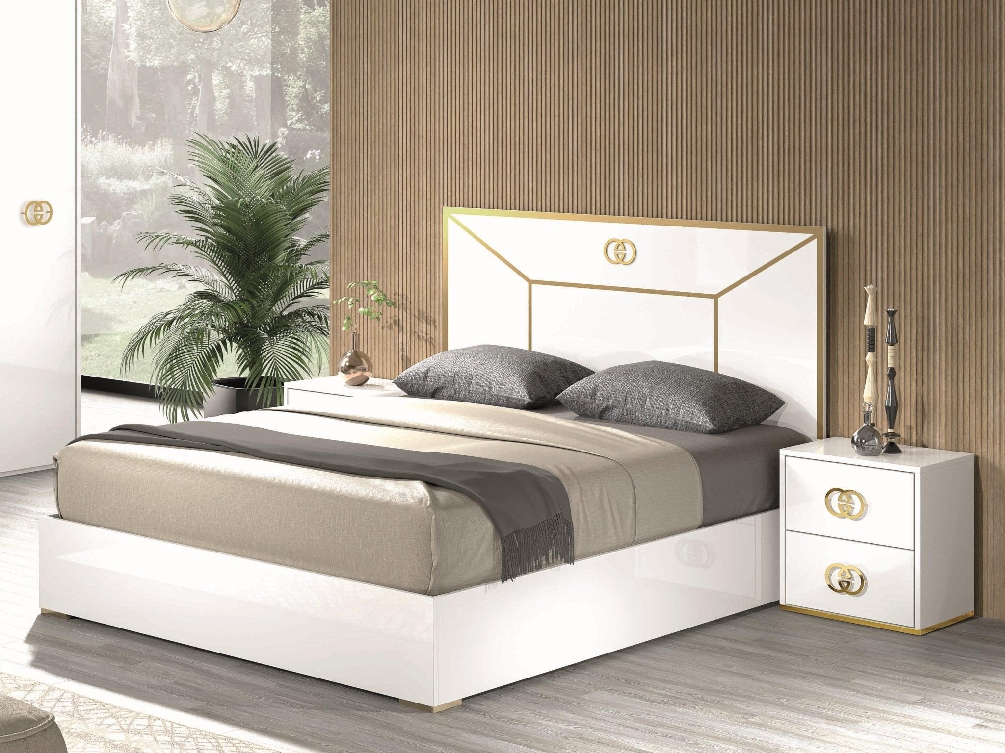 WŁOSKIE ŁÓŻKO VOGUE 150 CM / ACCA DESIGN